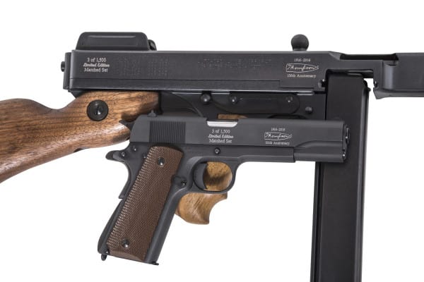 Commemorative Thompson 1927A-1 Rifle and Matching 1911A1 Pistol