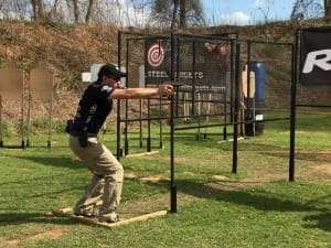 Dave Sevigny at 2016 USPSA Alabama Sectional with the FNS-9 Longslide