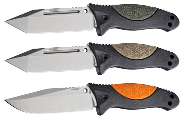 Hogue EX-F02 Fixed Blade Knives with Tumbled Finish