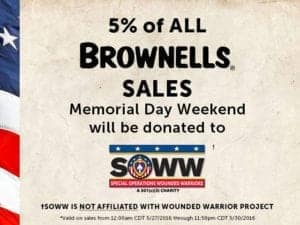 Brownells and Magpul Donate to Special Operations Wounded Warriors