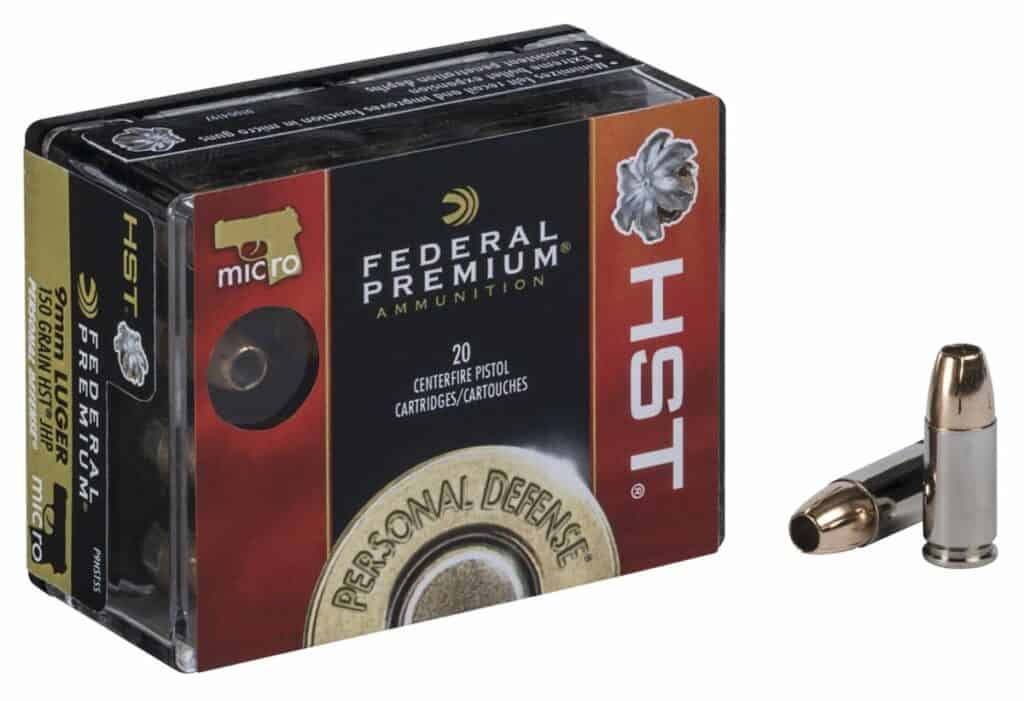 Federal 9mm Micro HST Personal Defense for Short-Barreled Pistols