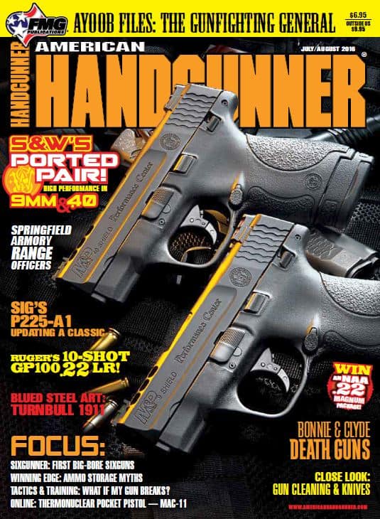 SW Performance Center Ported MP Shield in American Handgunner