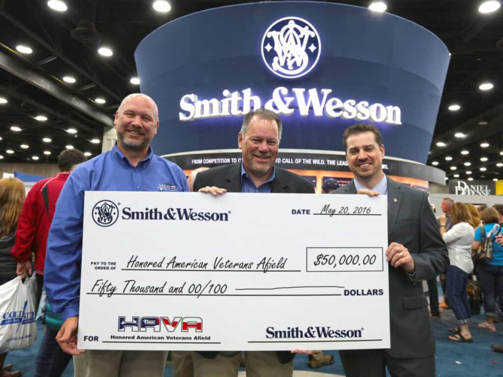 Smith Wesson Donates to Honored American Veterans Afield