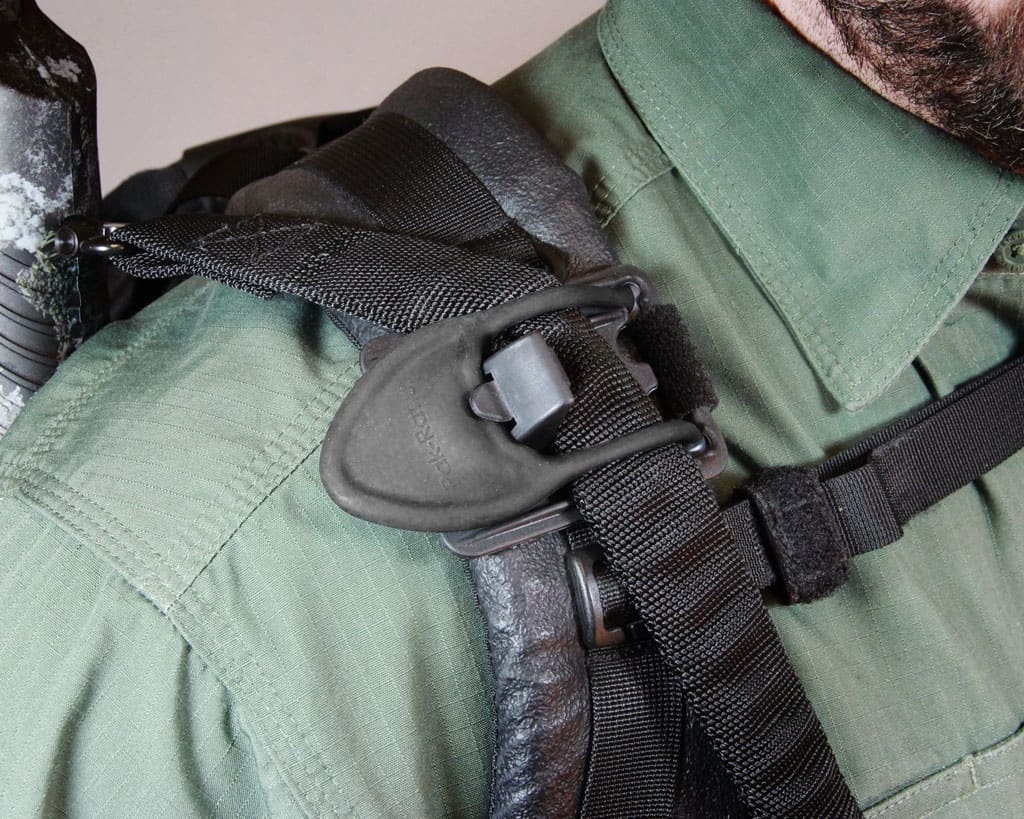 Mossberg Gear Pak-Rat Quick-Clip Accessory in use