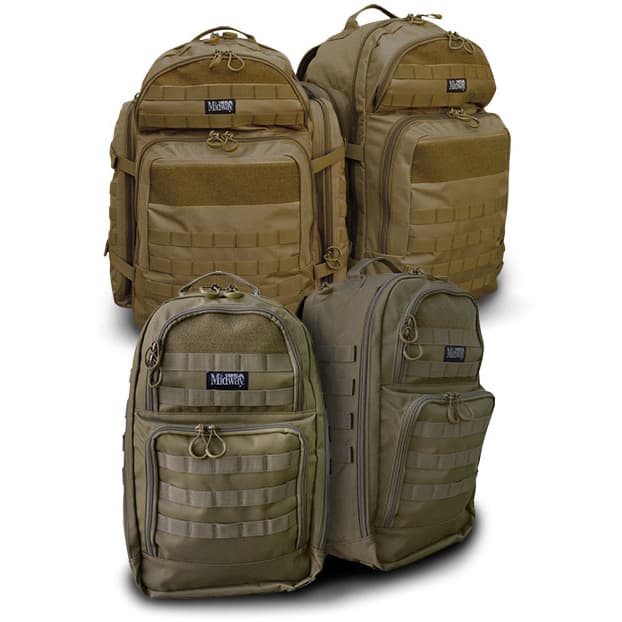 MidwayUSA Alpha and Delta Tactical Backpacks