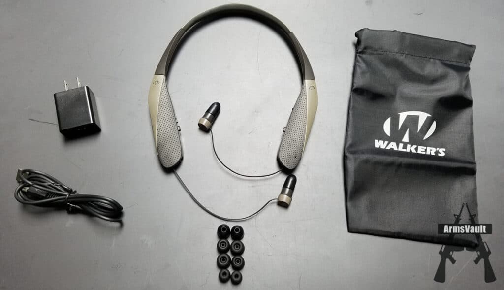 Walkers Razor-X Ear Bud Fitting and Charging Instructions