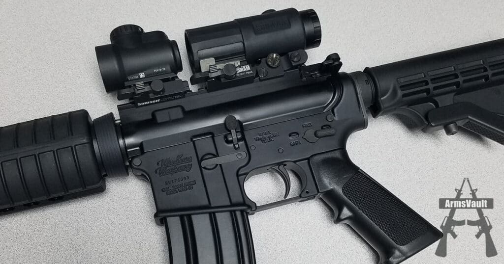 Windham SRC with Trijicon MRO and Samson Magnifier