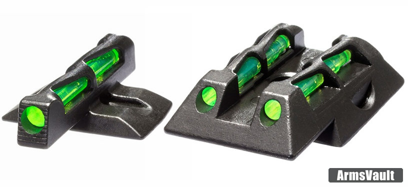 HIVIZ LITEWAVE Front and Rear Sights for Ruger LC9 Concealed Carry Pistol