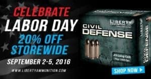 Liberty Ammunition Labor Day Sale