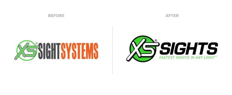 XS Sights New and Old Logo