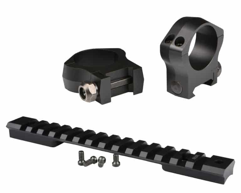 Warne Mountain Tech Lightweight Precision Mounting System - Rail and Rings