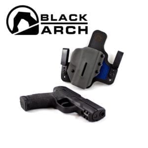 Black Arch Hybrid Holster with Dri-Matrix Backer