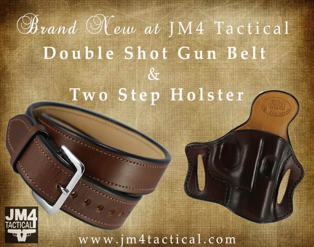 JM4 Tactical Double Shot Gun Belt and Two Step OWB Holster