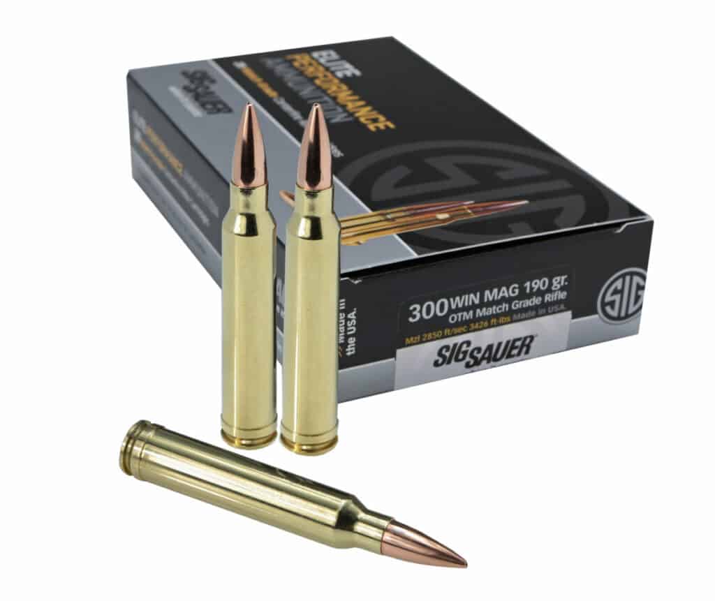 SIG SAUER 300 Win Mag Match Grade Elite Performance Ammunition