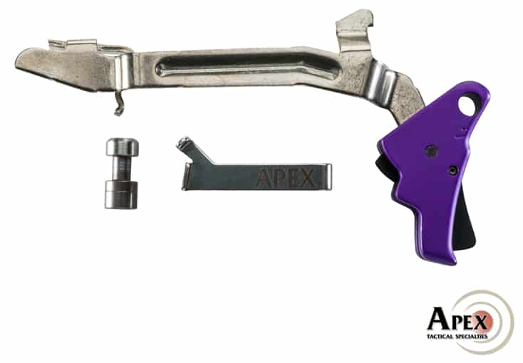 Apex Purple Anodized Triggers