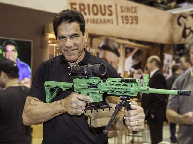 Brownells and Lou Ferrigno Big Green Dream Gun Giveaway