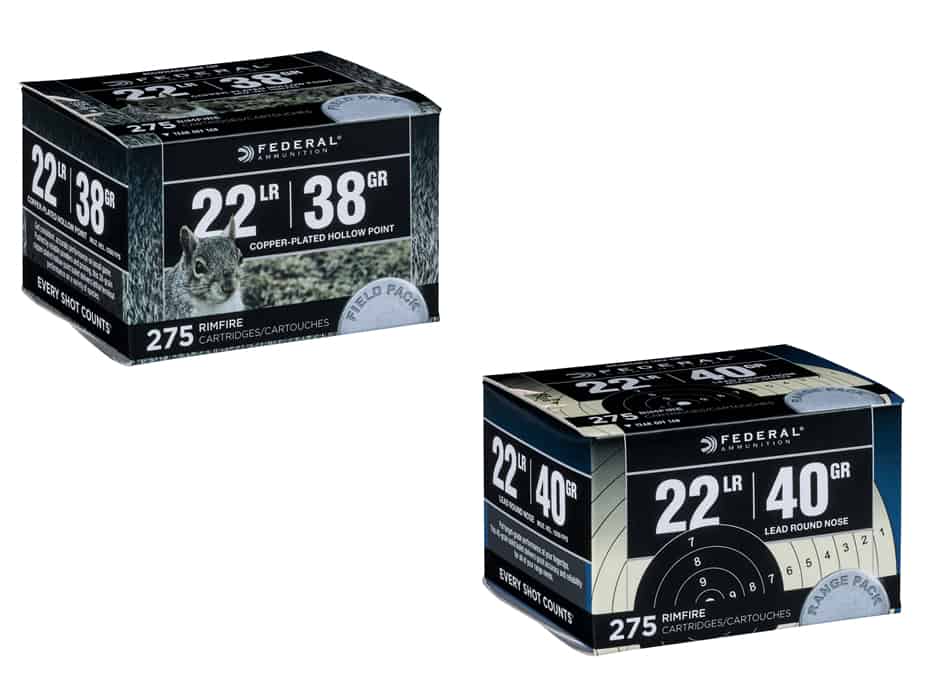 Federal Premium Ammunition 22 Long Rifle Range and Field Bulk Packs