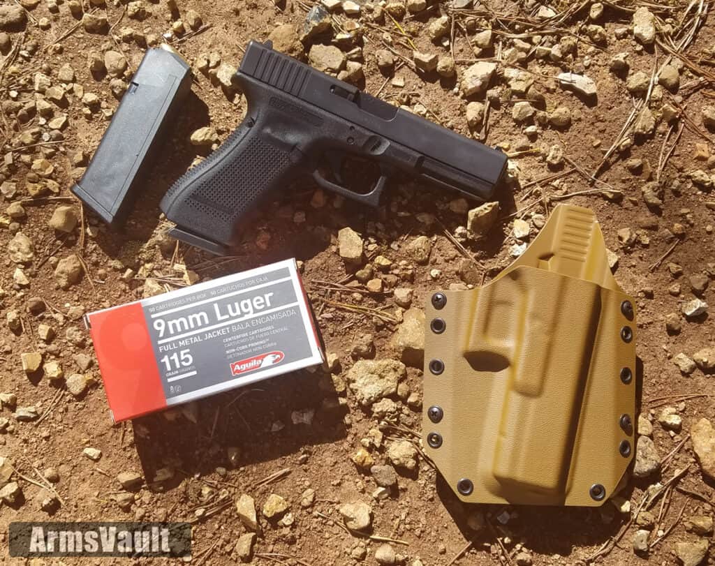 Glock 17 - Bravo Concealment Holster - Aguila 9mm Ammo