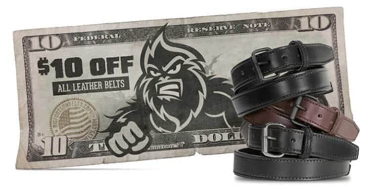 Bigfoot Gun Belts - Discount