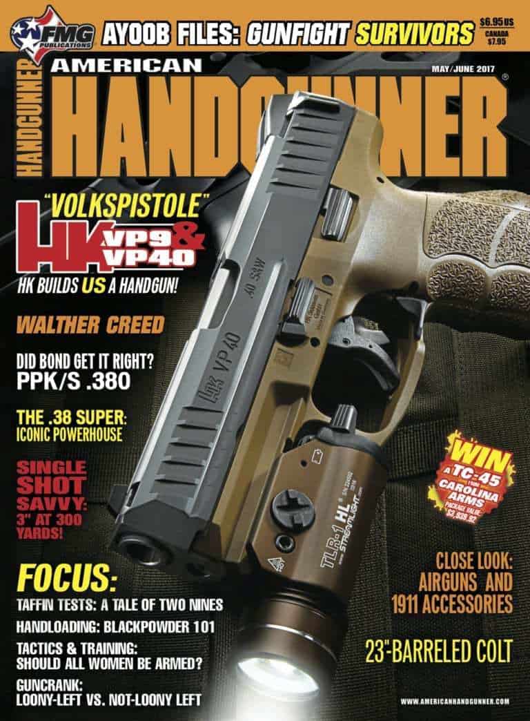 Heckler Koch Volkspistole VP9 and VP40 in American Handgunner