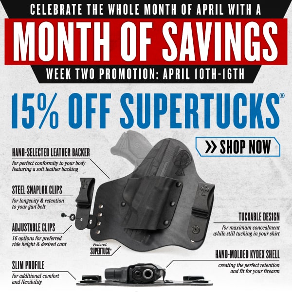 CrossBreed Holsters 15 Percent Off SuperTuck Holsters