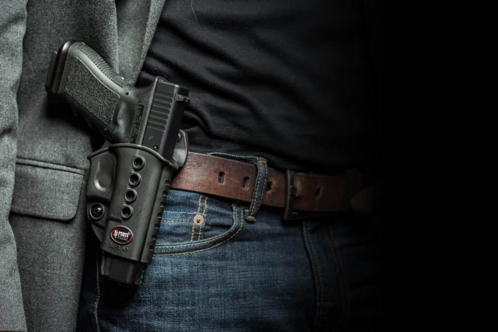 Fobus Holsters and Mag Pouches at Concealed Carry Expo