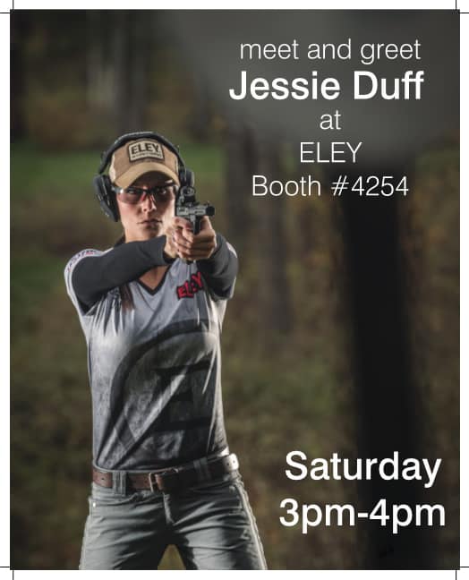 Jessie Duff at ELEY Booth 2017 NRA Show