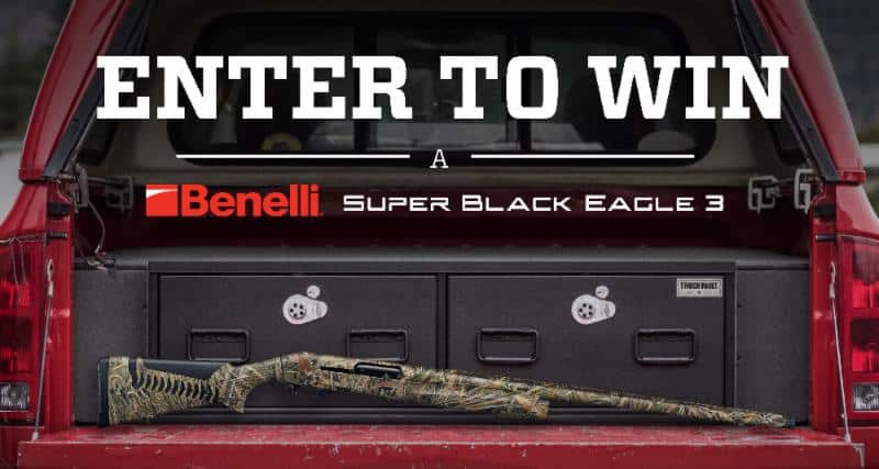 Win a Benelli Super Black Eagle 3 Shotgun from TruckVault