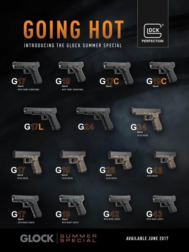 GLOCK Limited Edition Pistols - Summer Special 2017