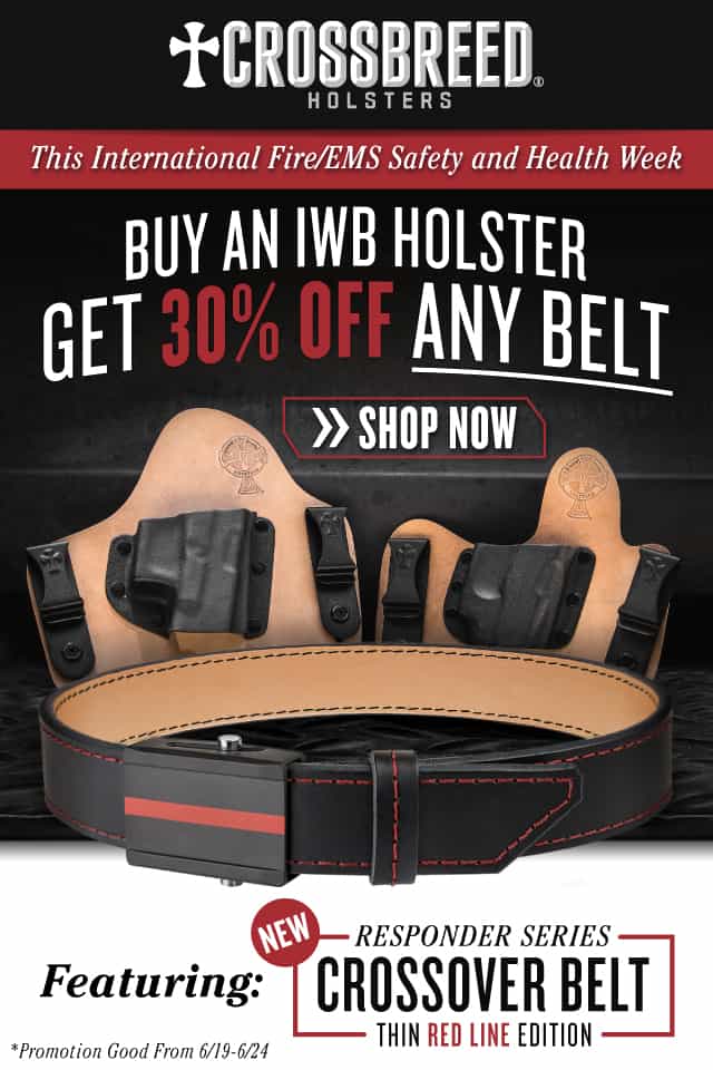 CrossBreed Holsters Offers Discount in Honor of International Fire-EMS Safety and Health Week