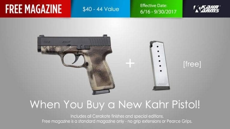 Kahr Arms Free Magazine Promo
