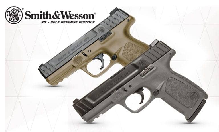 Smith & Wesson Flat Dark Earth and Gray Self Defense Pistols
