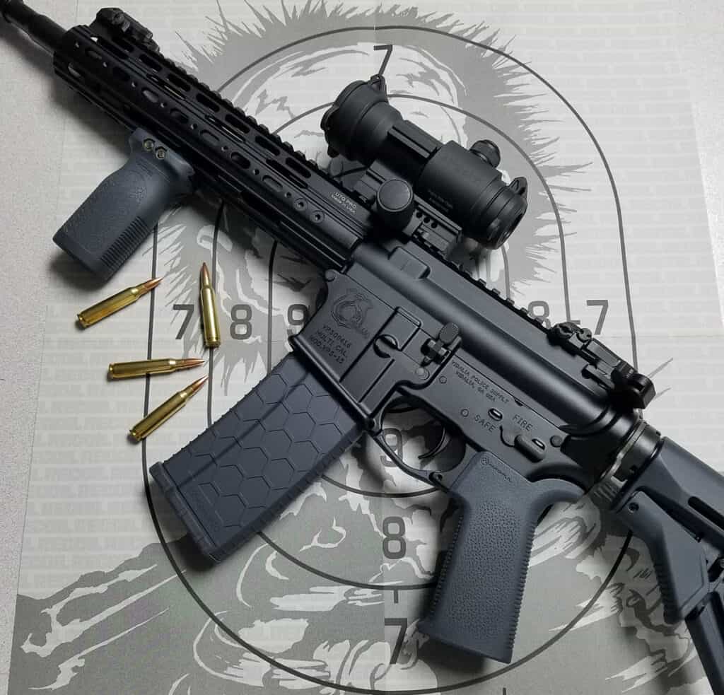 AR-15 with ArmaDynamics ADF-MKII Charging Handle