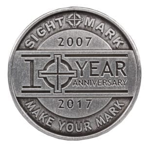 Sightmark 10th Anniversary Logo