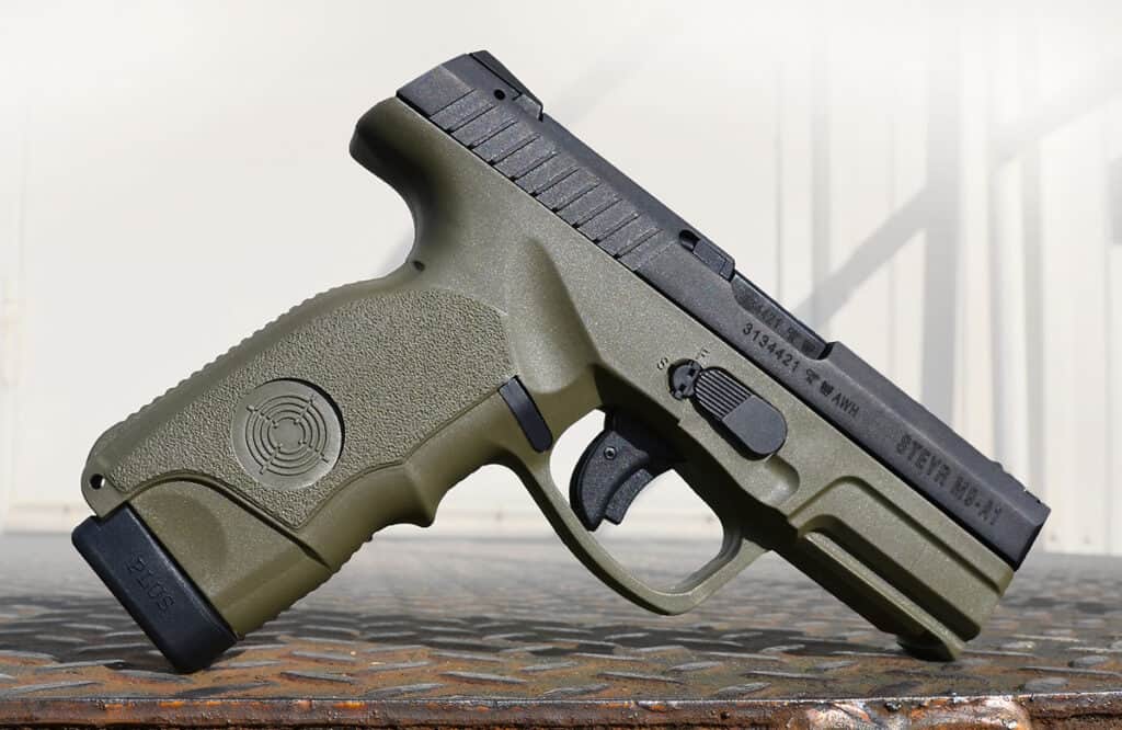 Steyr M9-A1 Pistol in OD Green