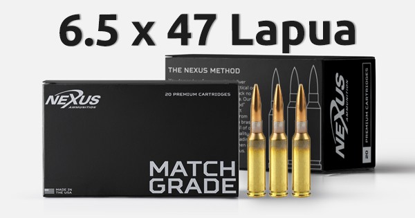 Nexus 6 5x47 Lapua 140gr Match Ammunition