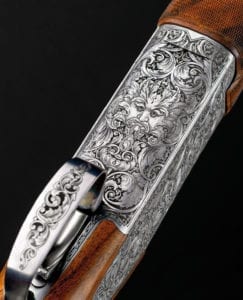 Browning B15 Beauchamp Over and Under Shotgun - Engraving