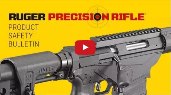 Ruger Precision Rifle Safety Bulletin