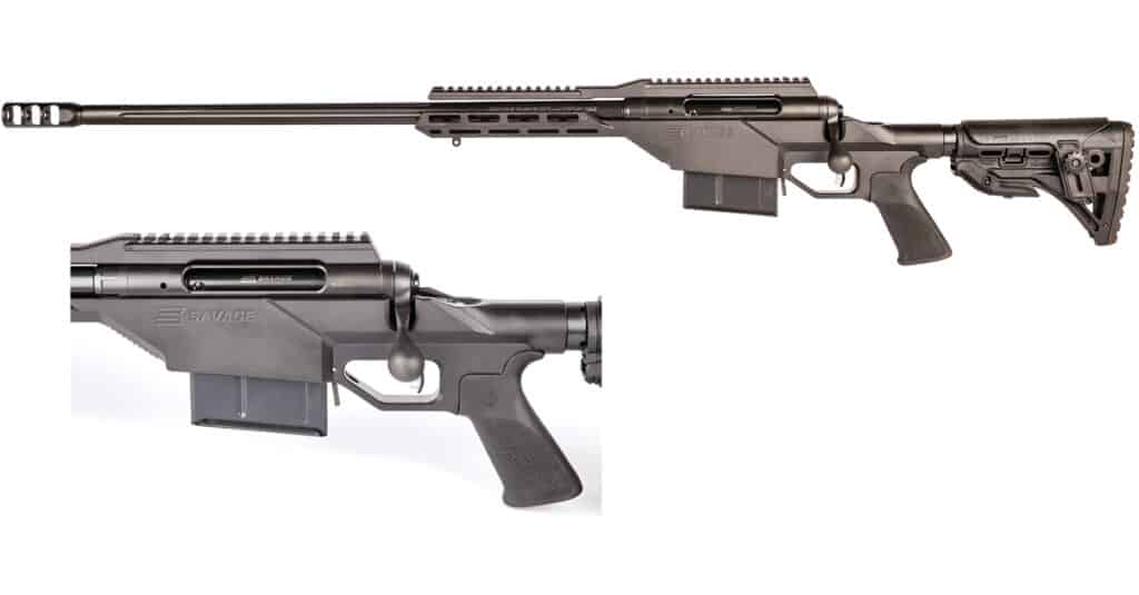 Savage BA Stealth Chassis Rifle Lineup adds Left-Hand Models and 223 Rem Chambering