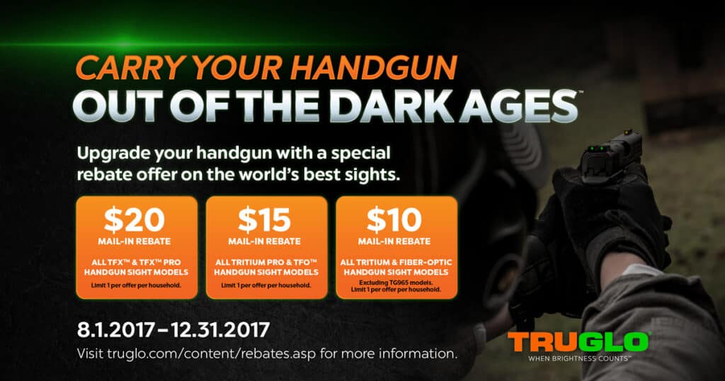 TRUGLO Handgun Sight Rebate