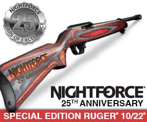 Nightforce Optics Ruger 1022 Promotion