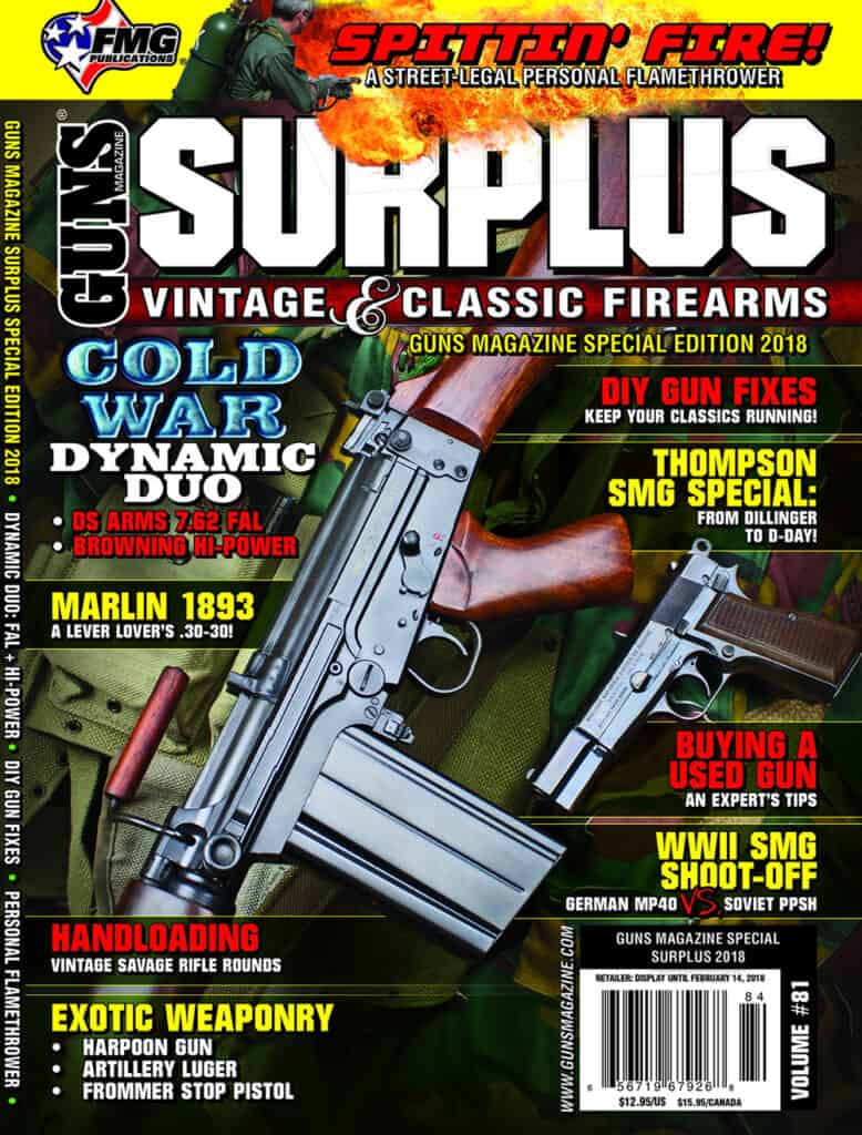 GUNS Magazine Surplus Vintage & Classic Firearms Special Edition 2018