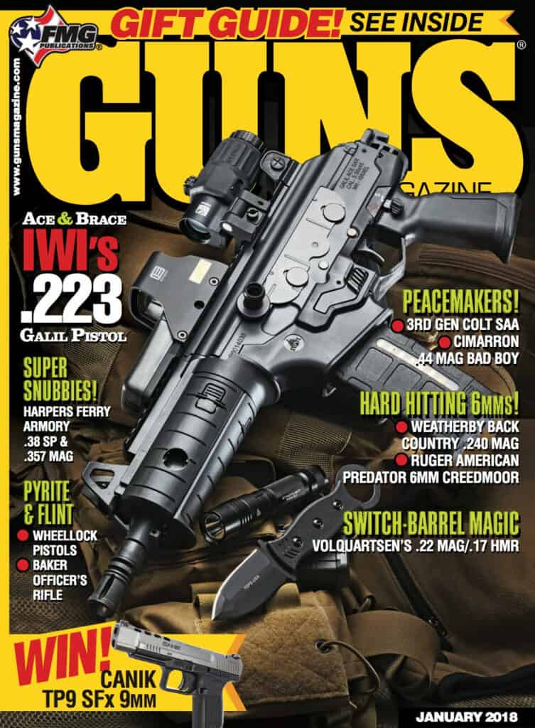 IWI ACE 556 & 762x39 Pistols in GUNS Magazine