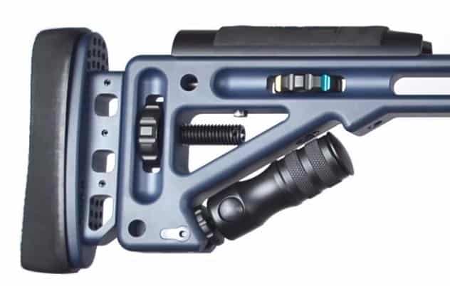 MasterPiece Arms MPA 300 Norma Bolt Action Rifle - Core Blue Buttstock