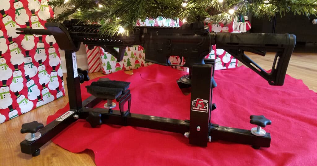 Windham Weaponry CDI on CTK Precision P3 Ultimate Gun Vise