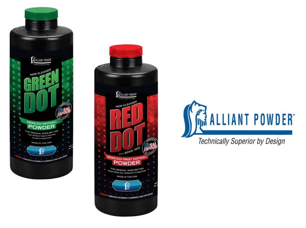 Alliant Powder Green Dot & Red Dot Powder