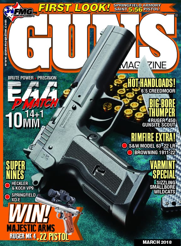 EAA Witness P Match 10mm Pistol in GUNS Magazine