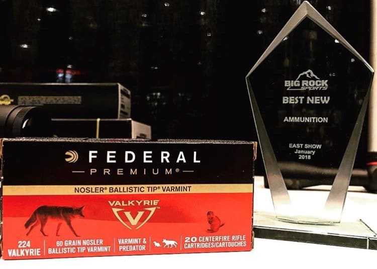 Federal Premium 224 Valkyrie Named Best New Ammunition