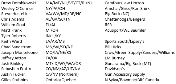 Mossberg Sales Force