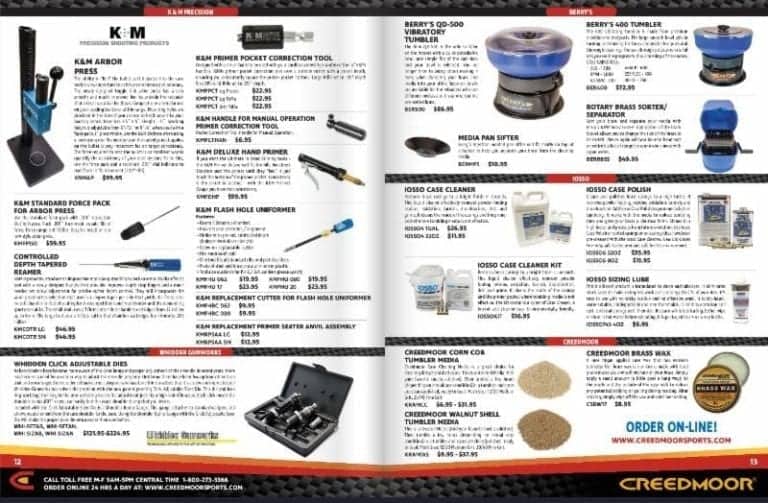 Creedmoor Sports Reloading Catalog ArmsVault